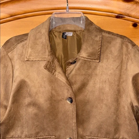 🌟HP🌟H&M Divided Faux Suede Jacket - Picture 5 of 15